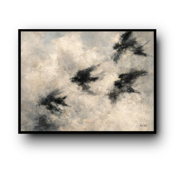 zwaluwen in de lucht